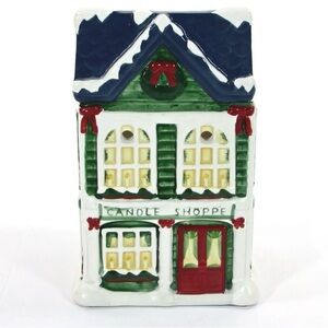Yankee Candle SAGE HOUSE 7" Tart Burner Wax Warmer Christmas Candle Shop